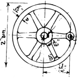 THETFORD TOWN REAR BRAKE WHEEL