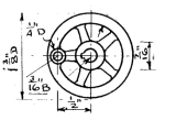 THETFORD TOWN FLYWHEEL BRAKE WHEEL