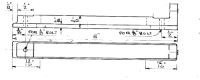 THETFORD TOWN AUXILIARY DYNAMO MOUNTING RAILS