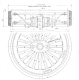 THETFORD TOWN REAR WHEEL RIMS